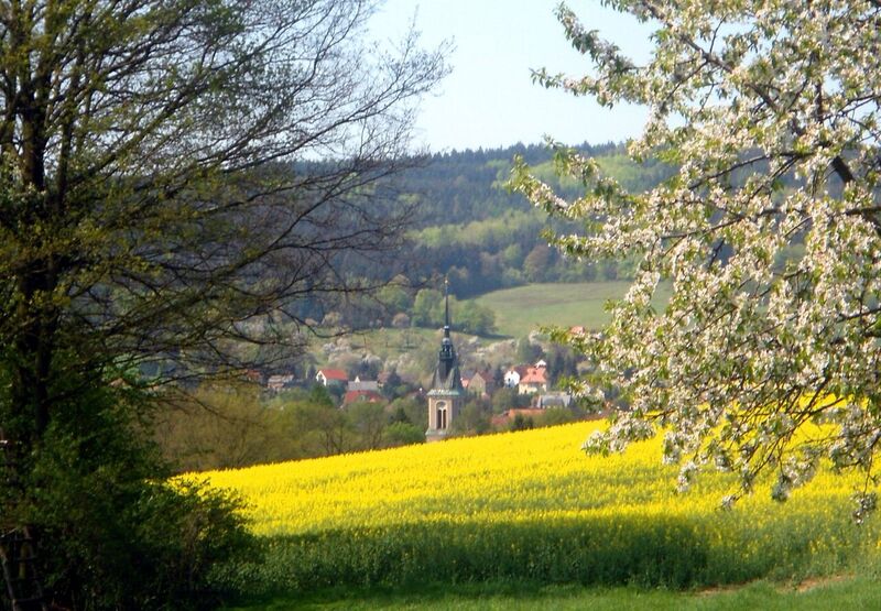 Frühling in Gemeinde Großpostwitz