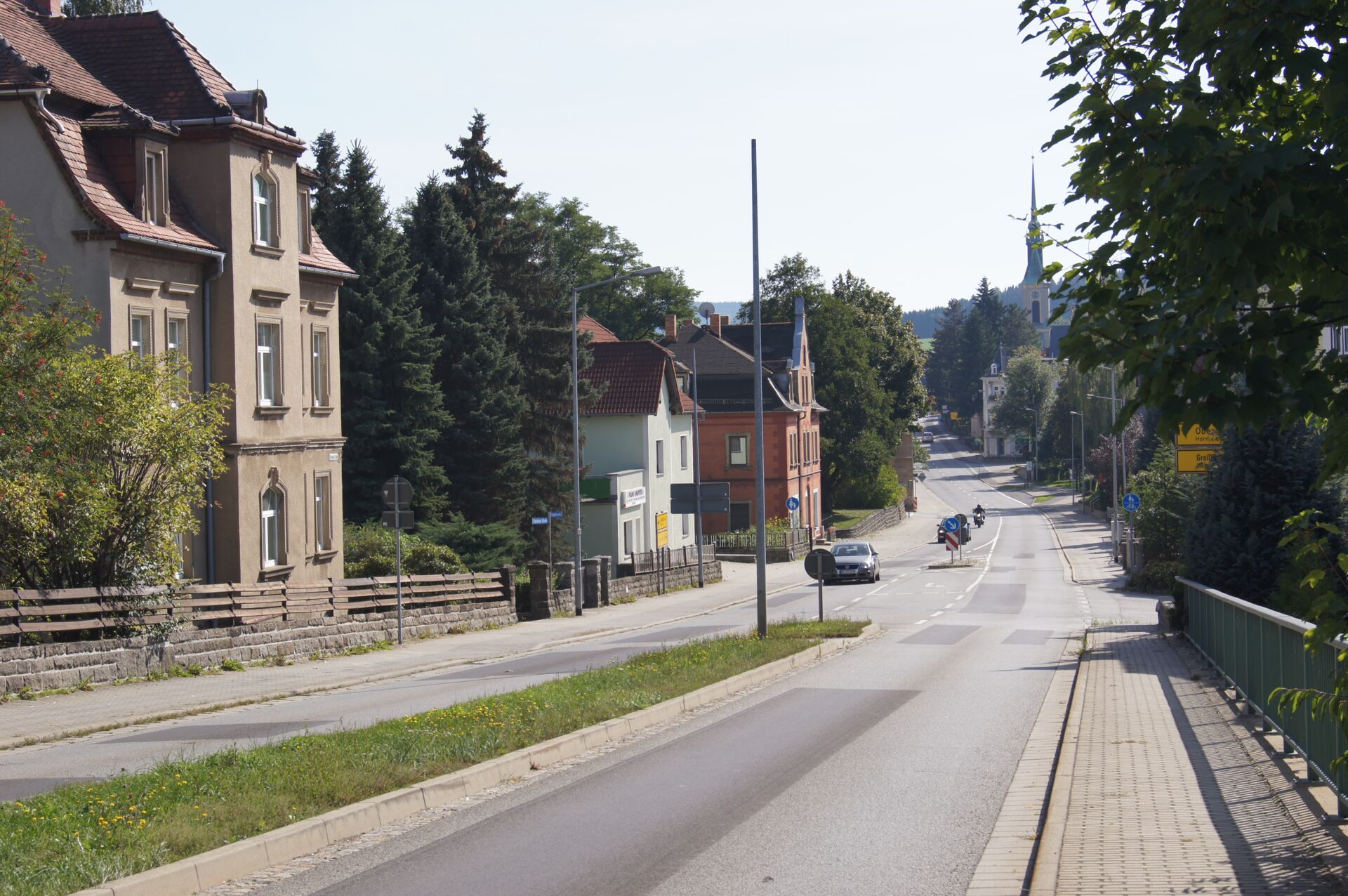 Weg B96 Gemeinde Großpostwitz
