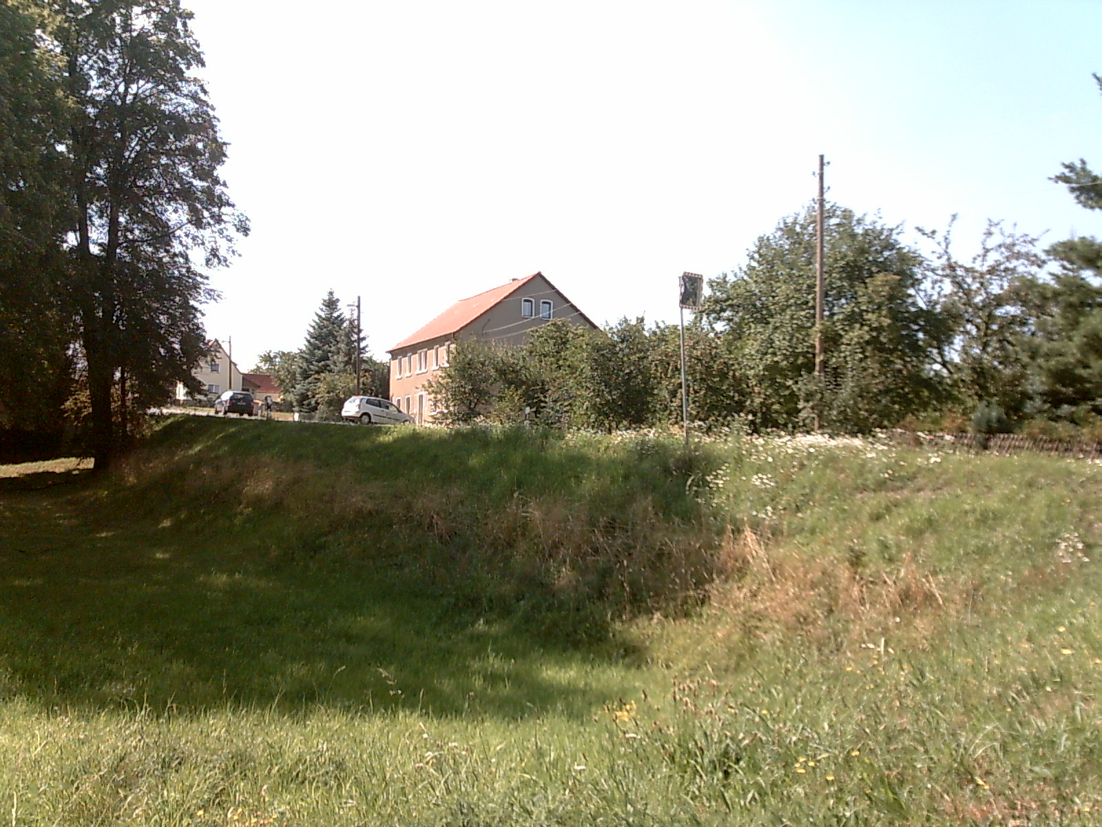 Blick auf Hauptverkehrsstraße B96
