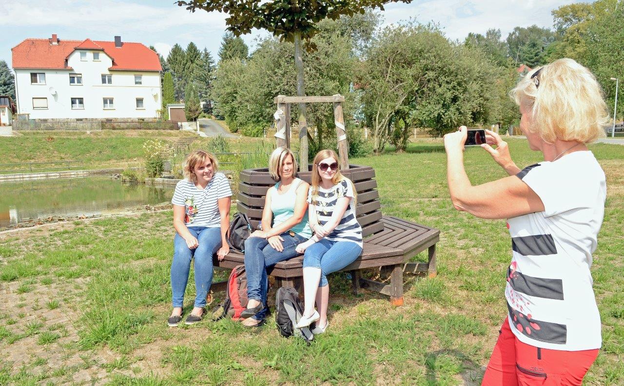 Eulowitz Entspannen am Dorfteich