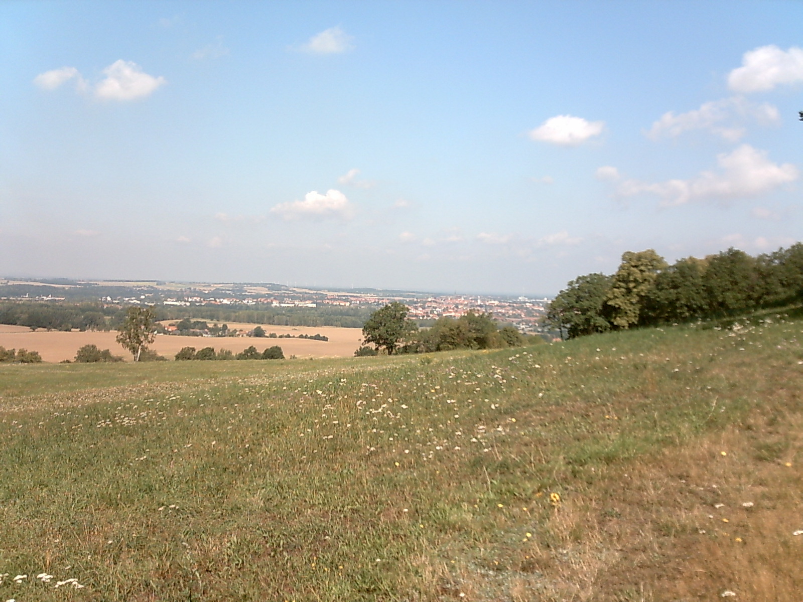 Blick von Mehltheuer nach Bautzen